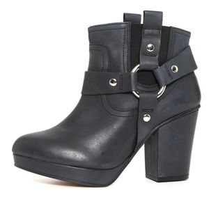 Topshop Alexus Harness Chelsea Boots
